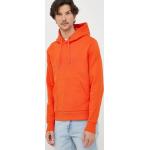 Pánska Designer Jesenná móda Calvin Klein oranžovej farby z bavlny s kapucňou na zimu 