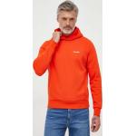 Pánska Designer Jesenná móda Calvin Klein oranžovej farby s kapucňou na zimu 