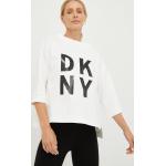Dámska Designer Jesenná móda DKNY bielej farby vo veľkosti XS na zimu 