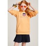 Dievčenské Detské mikiny Gant Shield oranžovej farby z tričkoviny do 24 mesiacov 