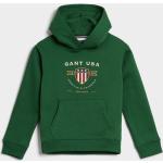 Chlapčenské Detské mikiny Gant Shield zelenej farby z tričkoviny do 8 rokov 