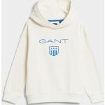 Chlapčenské Detské mikiny Gant Shield bielej farby z bavlny do 8 rokov 