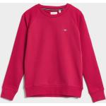 Chlapčenské Detské mikiny Gant Shield ružovej farby v športovom štýle z tričkoviny do 8 rokov s okrúhlym výstrihom 