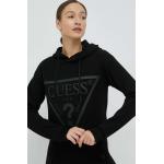 Dámska Jesenná móda Guess Alisa čiernej farby vo veľkosti XS s kapucňou na zimu 