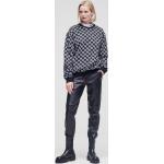 Pánska Designer Jesenná móda Karl Lagerfeld čiernej farby so zábavným motívom s dlhými rukávmi na zimu 