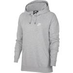Dámska Jesenná móda Nike Essentials sivej farby s vyšívaným vzorom z bavlny s kapucňou na zimu 