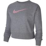 Dámska Jesenná móda Nike Swoosh sivej farby s vyšívaným vzorom z bavlny vo veľkosti XS na zimu 