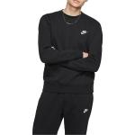 Pánska Jesenná móda Nike Sportswear čiernej farby v športovom štýle s vyšívaným vzorom vo veľkosti XXXL s okrúhlym výstrihom Zľava na zimu 