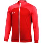 Pánske Mikiny na zips Nike Academy červenej farby z polyesteru na zips na zimu 
