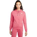 Dámska Jesenná móda Nike Sportswear ružovej farby v športovom štýle z bavlny vo veľkosti XS s kapucňou na zimu 