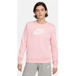 Dámska Jesenná móda Nike Sportswear ružovej farby v športovom štýle z flisu na zimu 