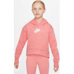 Dievčenské Detské svetre Nike Sportswear ružovej farby v športovom štýle z bavlny 