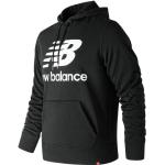 Jesenná móda New Balance Essentials čiernej farby s kapucňou Zľava na zimu 