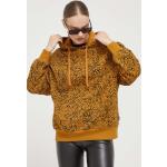 Dámska Jesenná móda Vans hnedej farby z bavlny vo veľkosti XS s kapucňou na zimu 