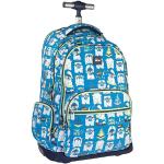 Školské batohy modrej farby na zips objem 25 l v zľave 
