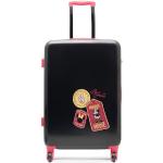 Dámske Stredné cestovné kufre čiernej farby s motívom Duckburg / Mickey Mouse & Friends Minnie Mouse 