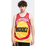 Pánska Letná móda Mitchell & Ness z polyesteru s motívom Houston Rockets 