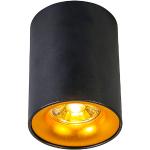 Bodové svietidlá Qazqa čiernej farby v elegantnom štýle z kovu stmievateľné v zľave kompatibilné s GU10 