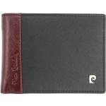 Pánske Kožené peňaženky Pierre Cardin červenej farby v modernom štýle 