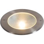 LED bodové svietidlá Qazqa oceľovo šedej farby v modernom štýle z nehrdzavejúcej ocele stmievateľné v zľave 