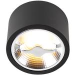 LED bodové svietidlá Qazqa čiernej farby v modernom štýle z kovu stmievateľné v zľave kompatibilné s G53 