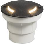 LED bodové svietidlá Qazqa čiernej farby v modernom štýle z polyesteru v zľave kompatibilné s GX53 