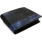 Pánske Malé peňaženky čiernej farby v modernom štýle v zľave 
