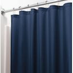 Sprchové závesy modrej farby s jednofarebným vzorom z polyesteru 180x200 