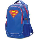 Modrý zipový voděodolný školní batoh s motivem Superman Baagl