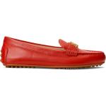 Dámske Designer Mokasíny Ralph Lauren červenej farby vo veľkosti 36 v zľave na jar 