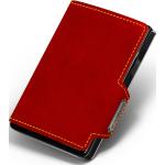 Dámske Kožené peňaženky červenej farby v modernom štýle 