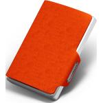 Dámske Kožené peňaženky oranžovej farby v modernom štýle 