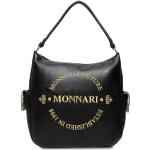 Dámske Kožené kabelky Monnari čiernej farby z koženky v zľave 