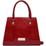 Dámske Kožené kabelky Monnari červenej farby z koženky v zľave 