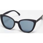 Dámske Cat Eye slnečné okuliare Moodo čiernej farby z kovu Onesize v zľave 
