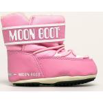 Dievčenské Kožené čižmy Moonboot ružovej farby z polyuretánu vo veľkosti 20 Vegan na zimu 