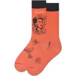 Pánske Členkové ponožky MuseARTa oranžovej farby v ležérnom štýle s kvetinovým vzorom z bavlny 38 s motívom Frida Kahlo v zľave 
