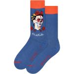 Pánske Členkové ponožky MuseARTa modrej farby v ležérnom štýle z bavlny 38 s motívom Frida Kahlo s motívom: Deň mŕtvych v zľave 