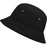 Detské klobúky Myrtle Beach čiernej farby z bavlny 