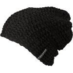 Pánske Zimné čiapky Myrtle Beach čiernej farby z flisu s háčkovaním 