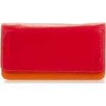 Dámske Kožené peňaženky Mywalit oranžovej farby 