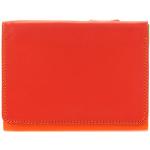 Dámske Kožené peňaženky Mywalit oranžovej farby v elegantnom štýle 