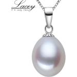 Náhrdelníky bielej farby s perlou 