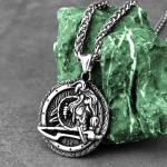 Náhrdelník Nordic Viking Warrior pro muže Móda z nerezové oceli Hip Hip Statement Náhrdelník s přívěskem pro šperky Thor Mjolnir Charm