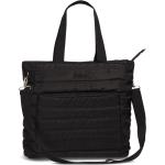 Dámske Nákupné tašky Bench čiernej farby v modernom štýle na zips 