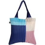 Nákupné tašky loqi nebesky modrej farby na opakované použitie 