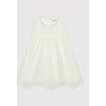Dievčenské šaty NAME IT bielej farby v elegantnom štýle z bavlny do 3 mesiacov v zľave 