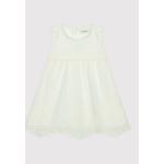 Dievčenské šaty NAME IT bielej farby v elegantnom štýle z bavlny do 9 mesiacov v zľave 