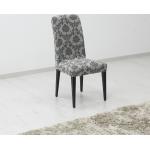 Návleky na stoličky sivej farby z bavlny 2 ks balenie v zľave 
