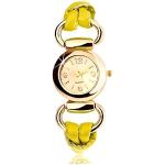 Náramkové hodinky Šperky eshop zlatej farby okrúhle 
